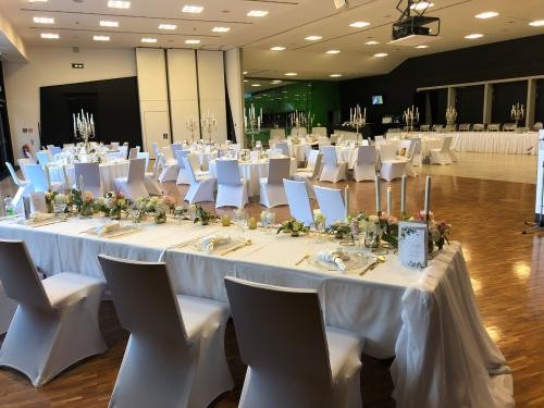 Tische für Hochzeiten im Kleinen Saal Congress Centrum